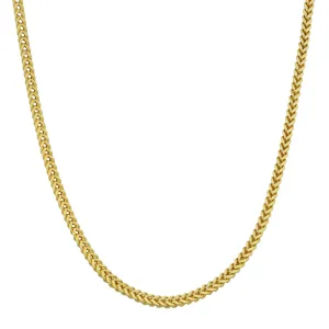 10k Yellow Gold 1.9mm Franco Link Necklace (30 inch)