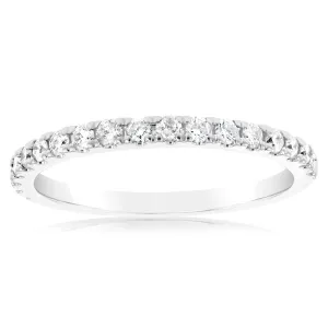 1/3 Carat Diamond Eternity Ring in 10ct White Gold Shiels