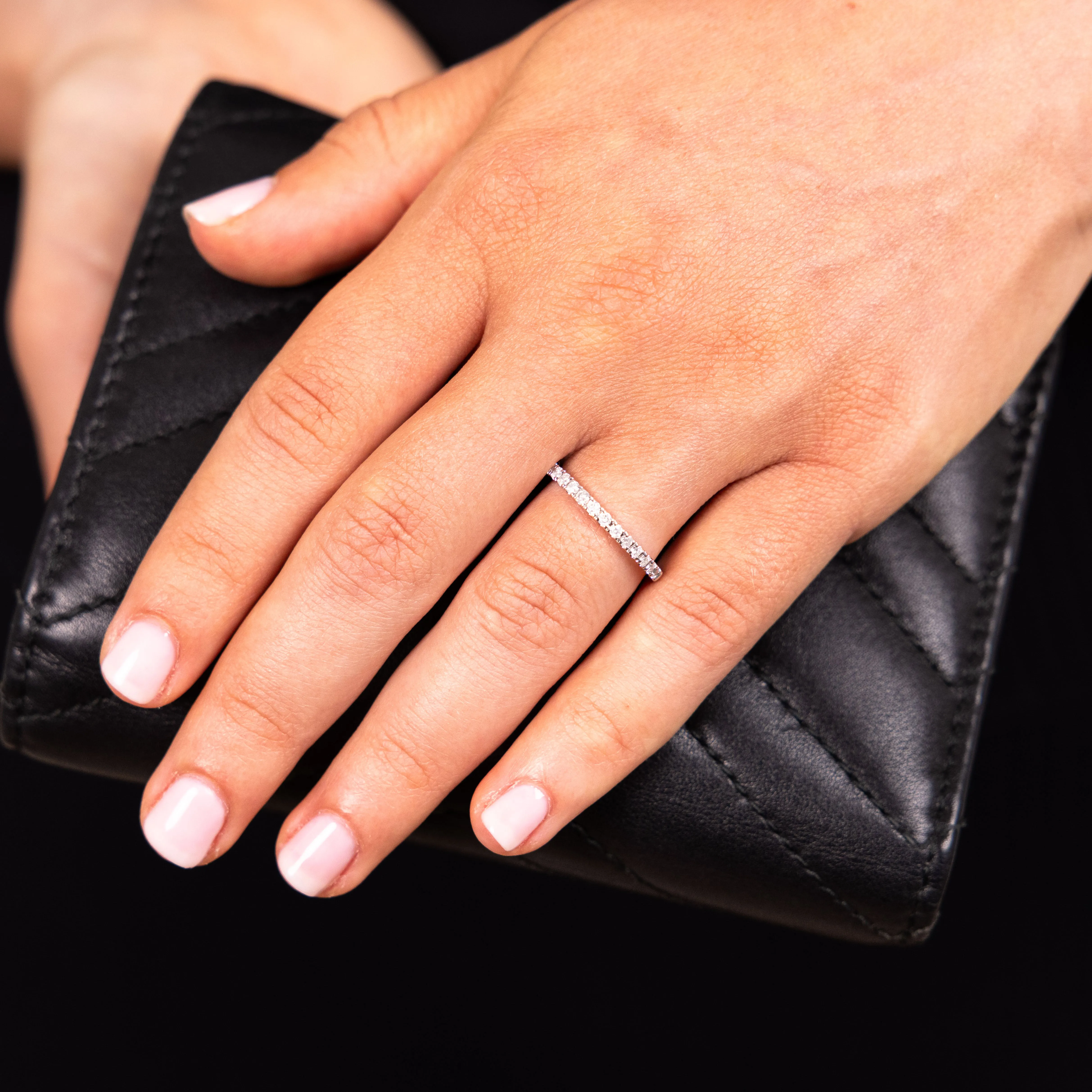 1/3 Carat Diamond Eternity Ring in 10ct White Gold Shiels