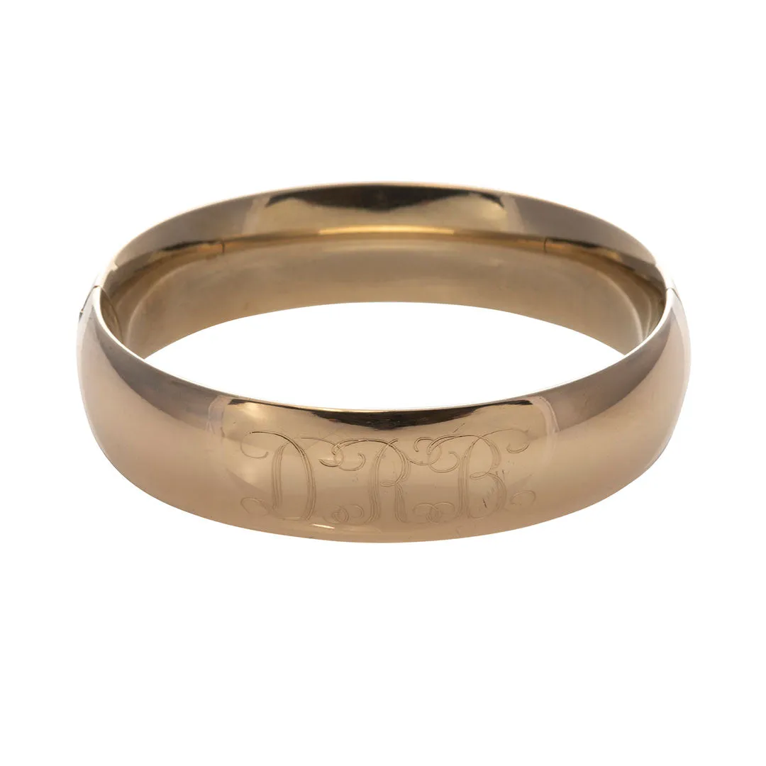 14K Gold-Filled Plain 16mm Bangle