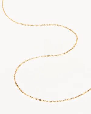 14k Solid Gold 18" Signature Chain Necklace Bycharlotte