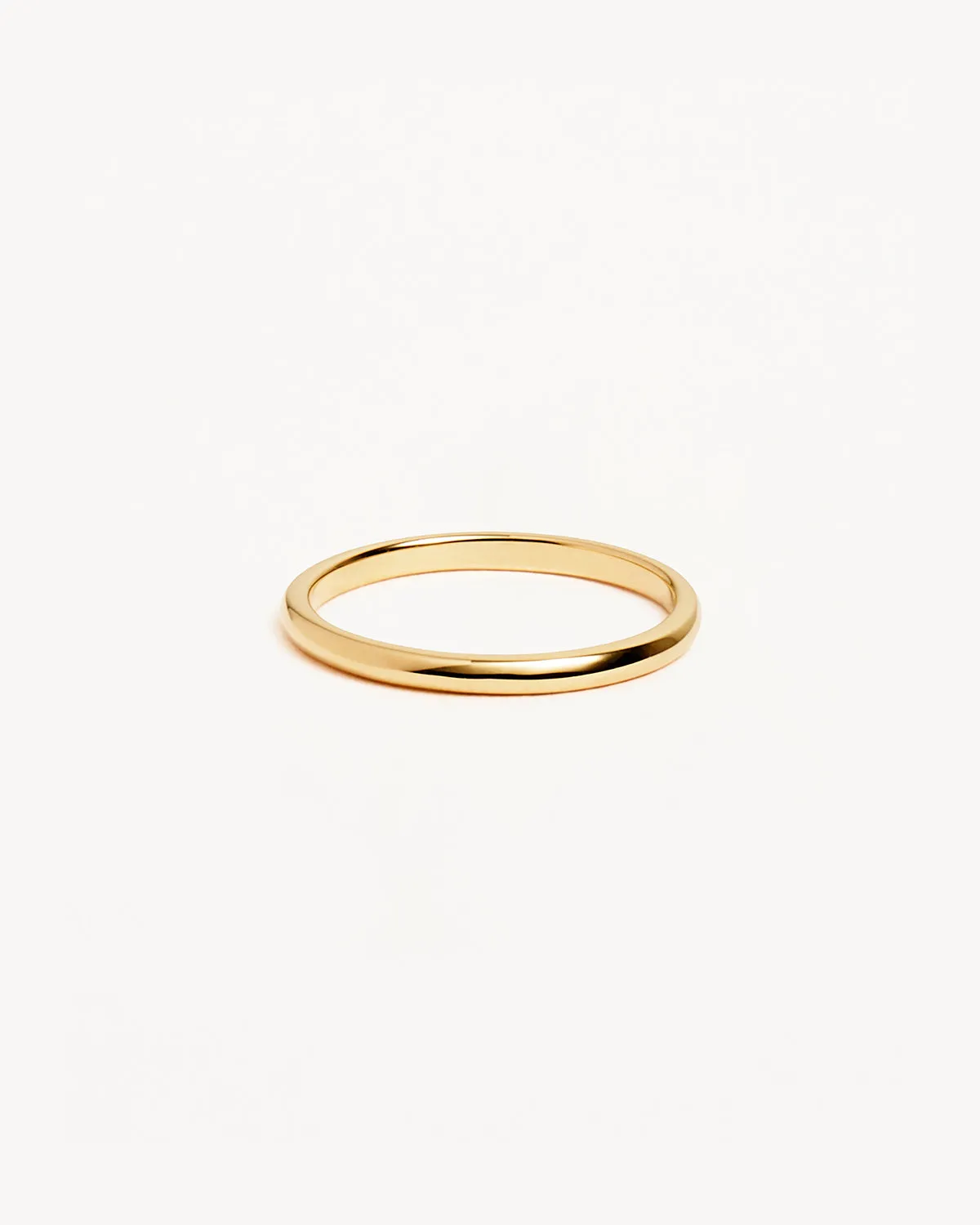14k Solid Gold Bold Purity Ring Bycharlotte