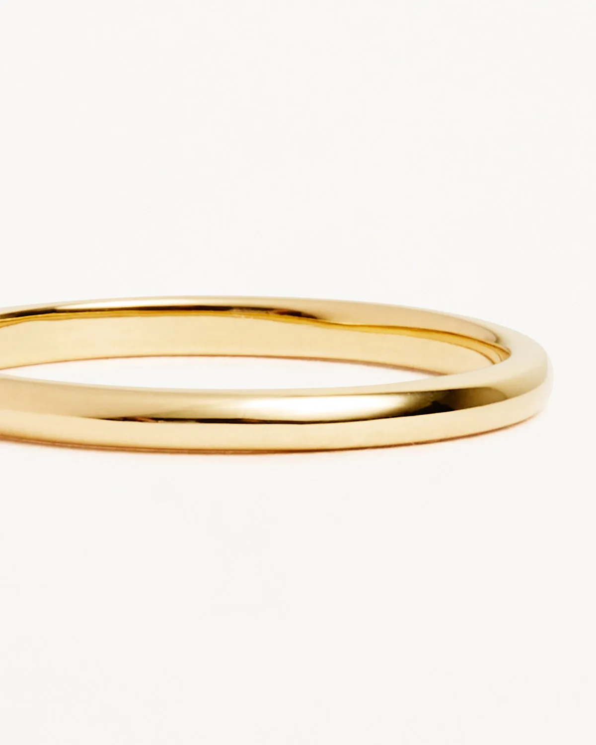 14k Solid Gold Bold Purity Ring Bycharlotte