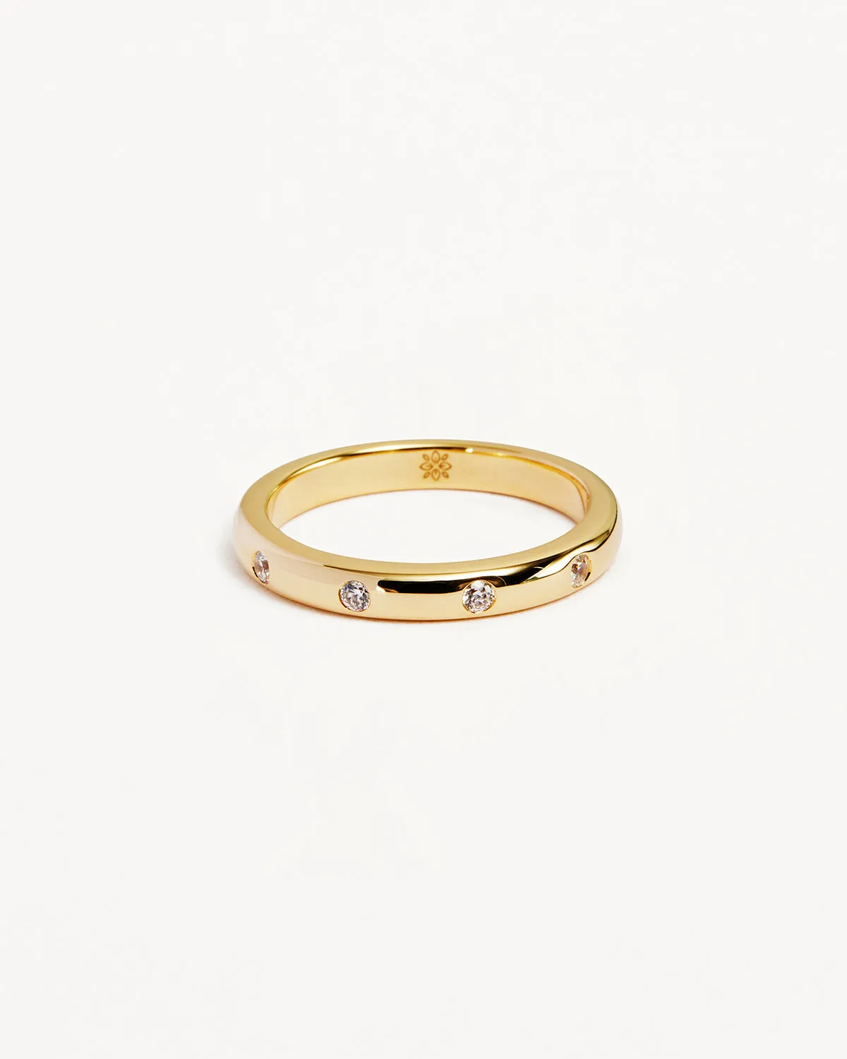 14k Solid Gold Cosmic Lab-Grown Diamond Ring Bycharlotte