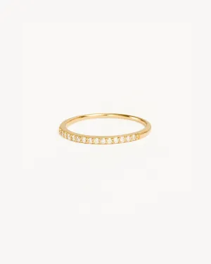 14k Solid Gold Diamond Halo Ring Bycharlotte