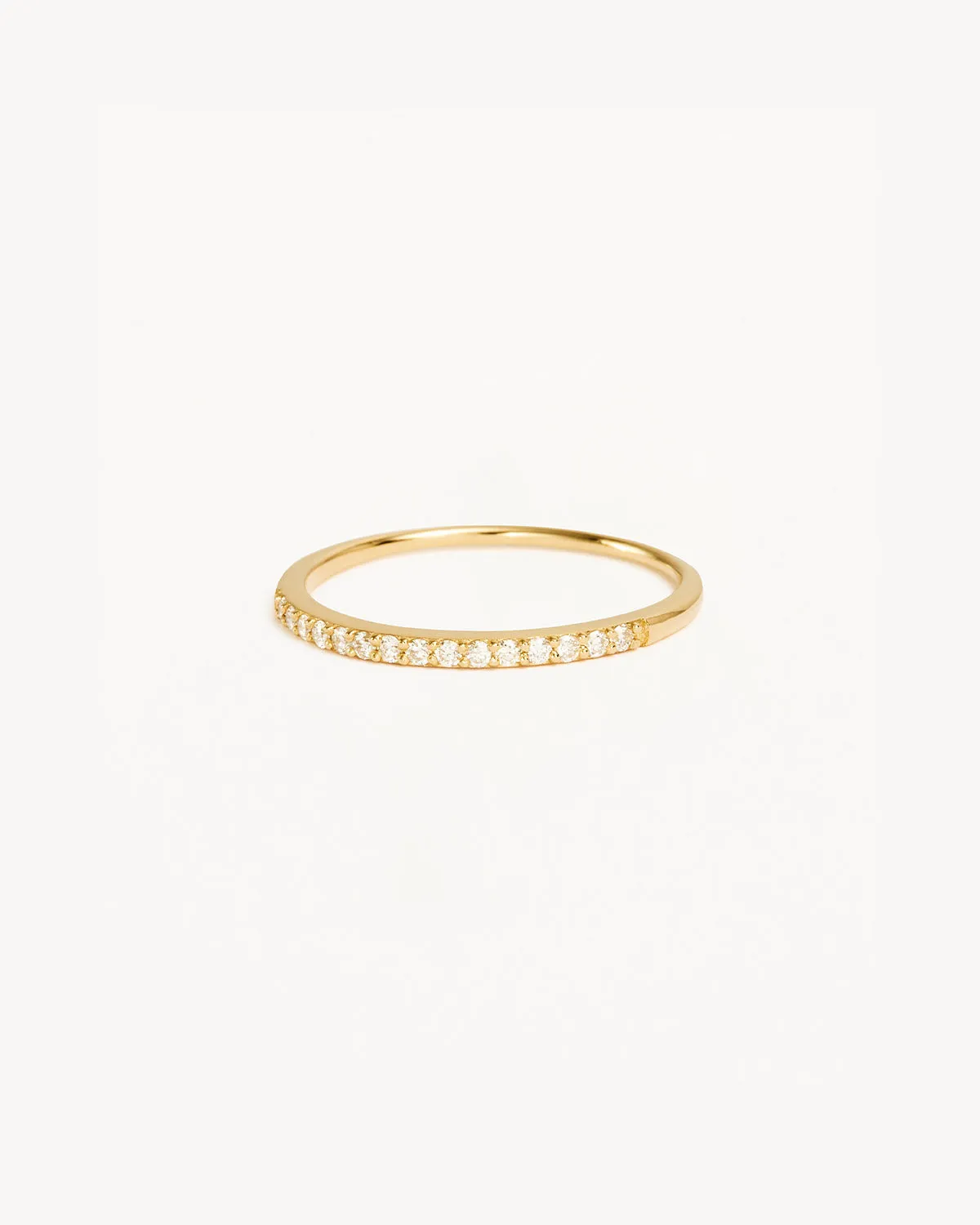 14k Solid Gold Diamond Halo Ring Bycharlotte