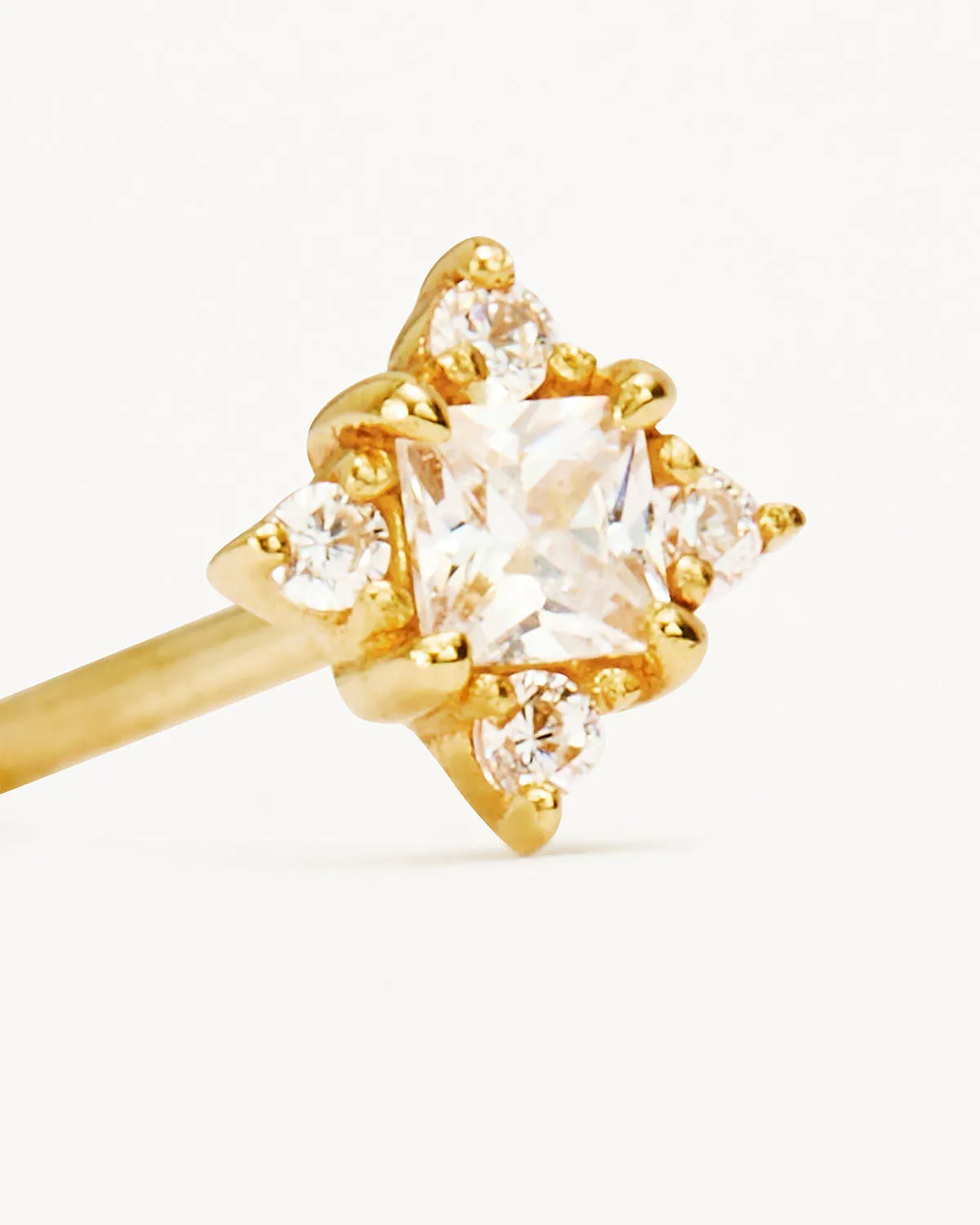 14k Solid Gold Endless Light Cartilage Earring Bycharlotte