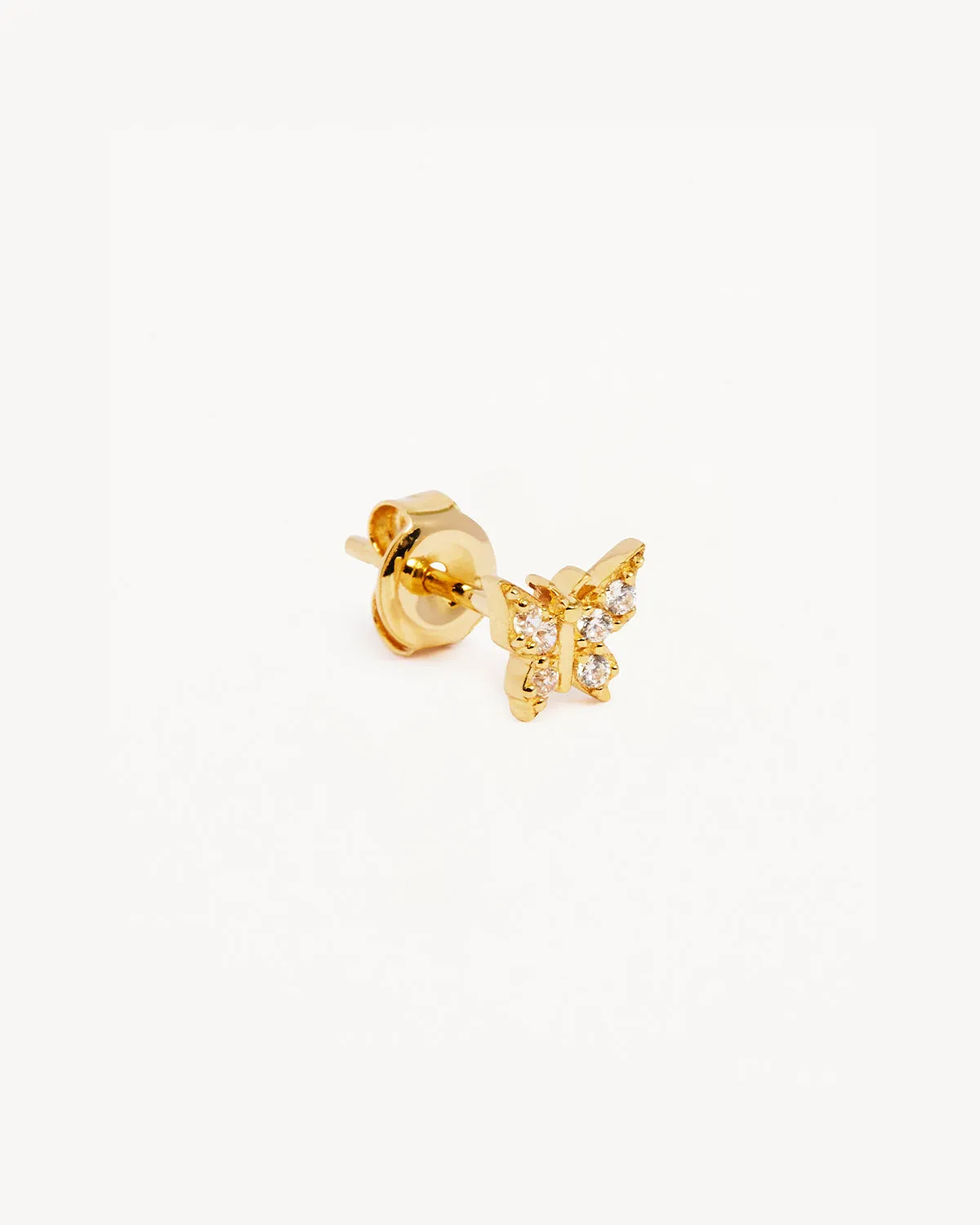 14k Solid Gold Fly With Me Earring Bycharlotte