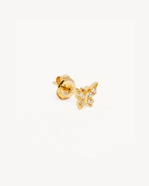 14k Solid Gold Fly With Me Earring Bycharlotte