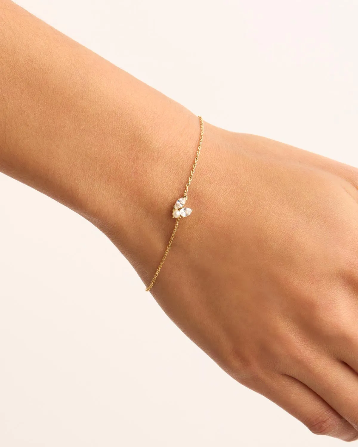 14k Solid Gold In Bloom Lab-Grown Diamond Bracelet Bycharlotte