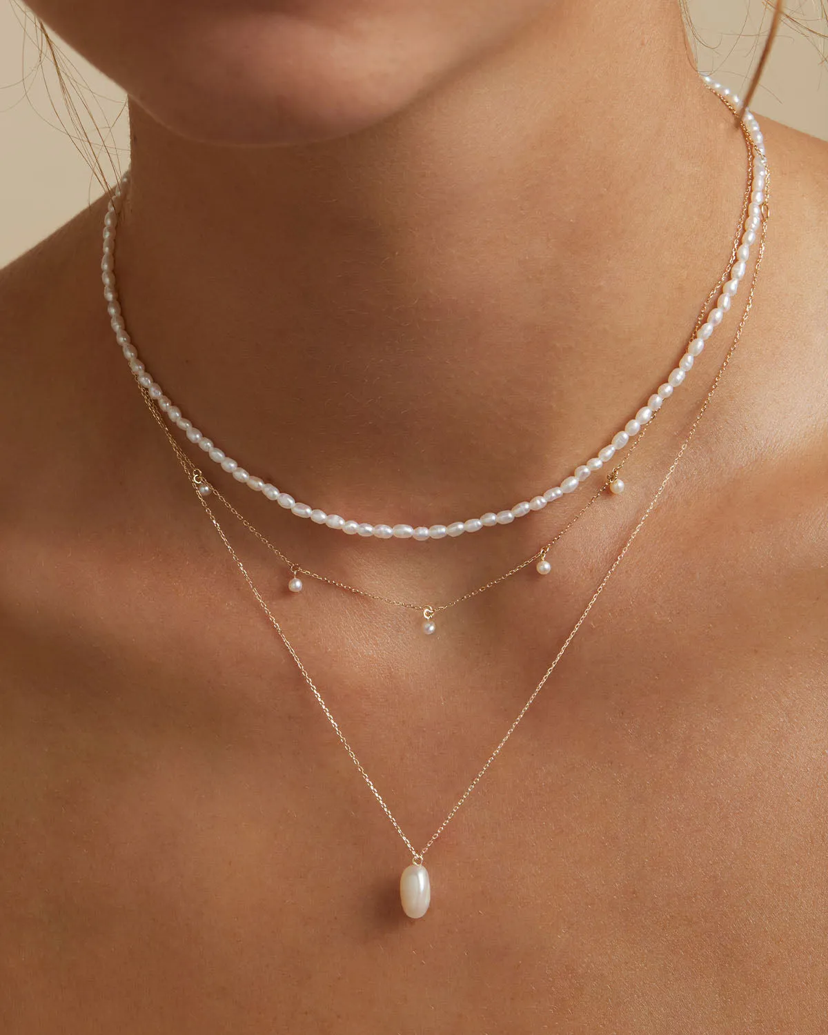 14k Solid Gold Peace Lover Choker Bycharlotte