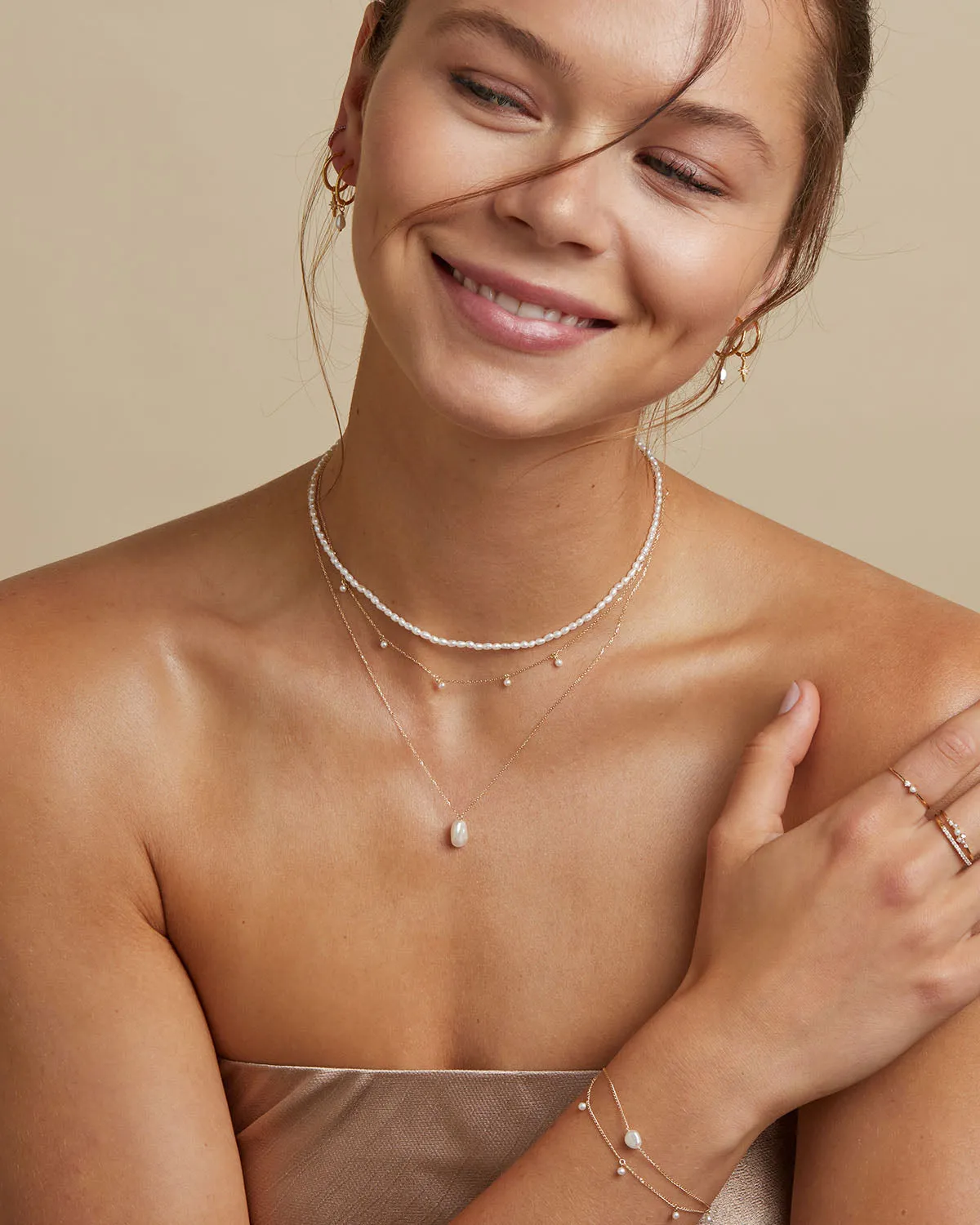 14k Solid Gold Peace Lover Choker Bycharlotte