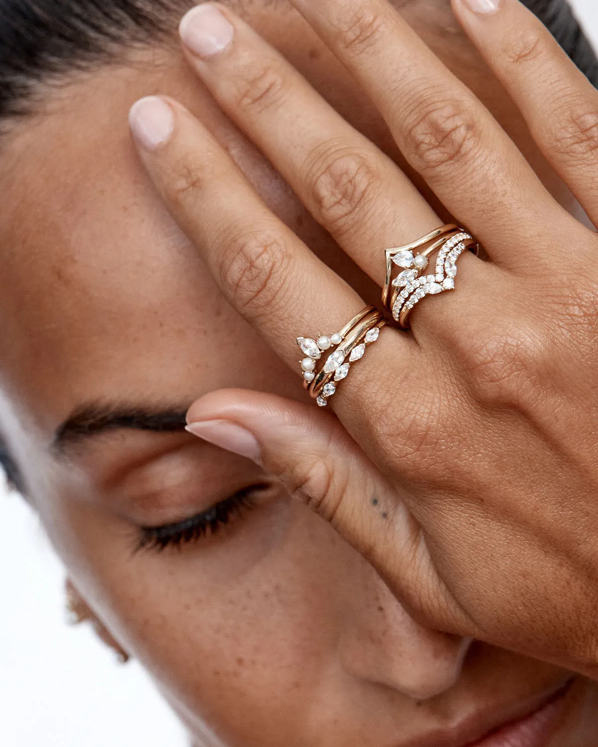 14k Solid Gold Petal of Hope Lab-Grown Diamond Ring Bycharlotte