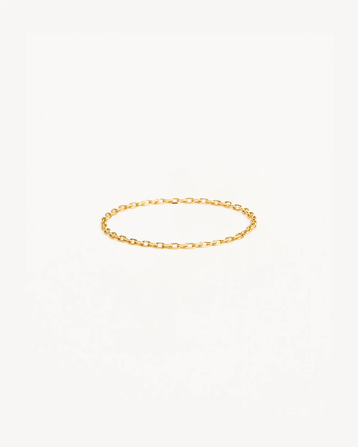 14k Solid Gold Purity Chain Ring Bycharlotte