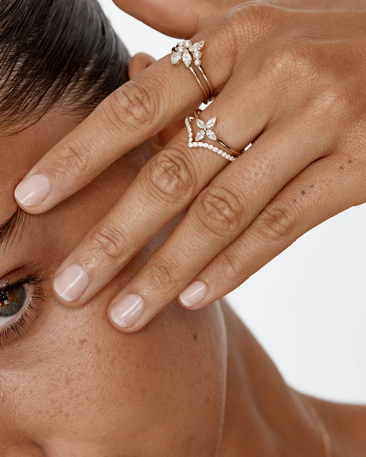 14k Solid Gold Sunlight Lab-Grown Diamond Ring Bycharlotte