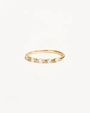 14k Solid Gold Sunlit Petals Lab-Grown Diamond Ring Bycharlotte