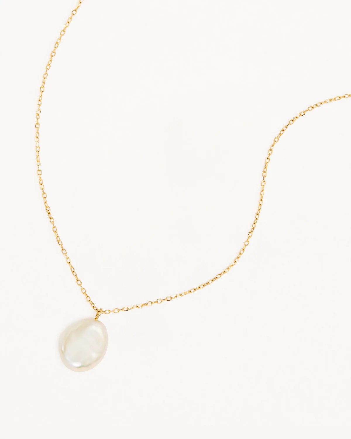 14k Solid Gold Tranquillity Necklace Bycharlotte
