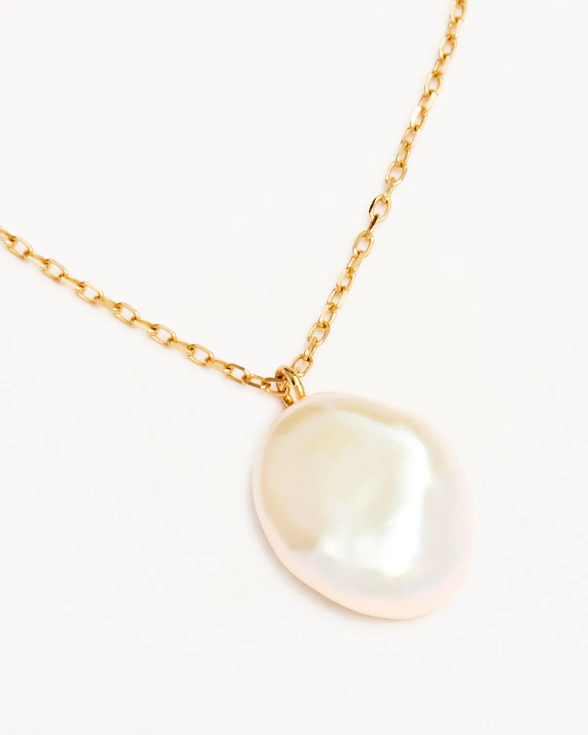 14k Solid Gold Tranquillity Necklace Bycharlotte