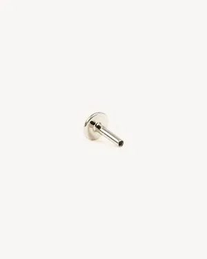 14k White Solid Gold Cartilage Earring Post Bycharlotte