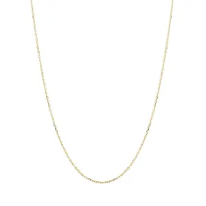 14K Yellow Gold Cable Chain Necklace Croghans