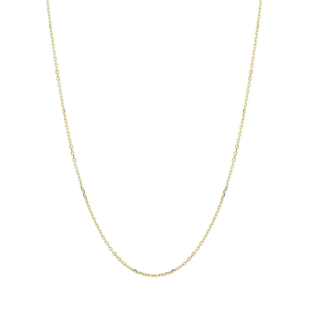 14K Yellow Gold Cable Chain Necklace Croghans