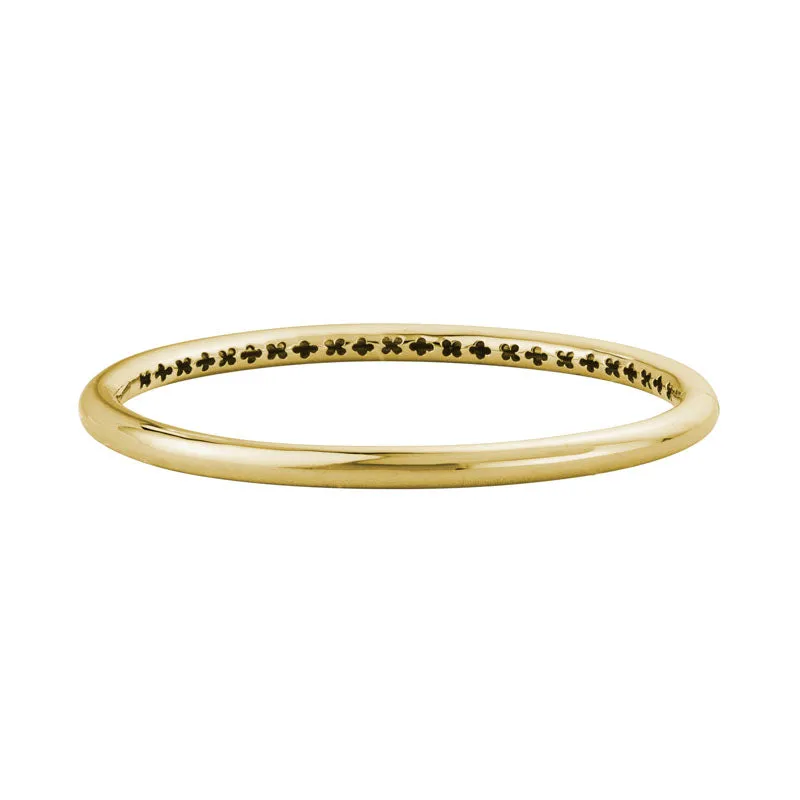14K Yellow Gold Polished 4.3mm Bangle