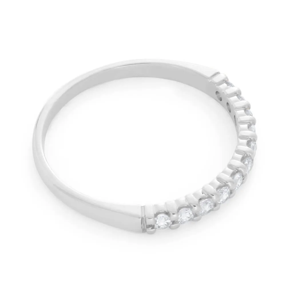 18ct White Gold Ring With 0.25 Carats Of Diamonds Shiels