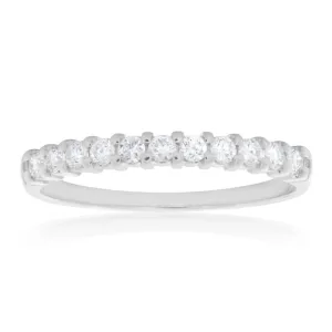 18ct White Gold Ring With 0.25 Carats Of Diamonds Shiels