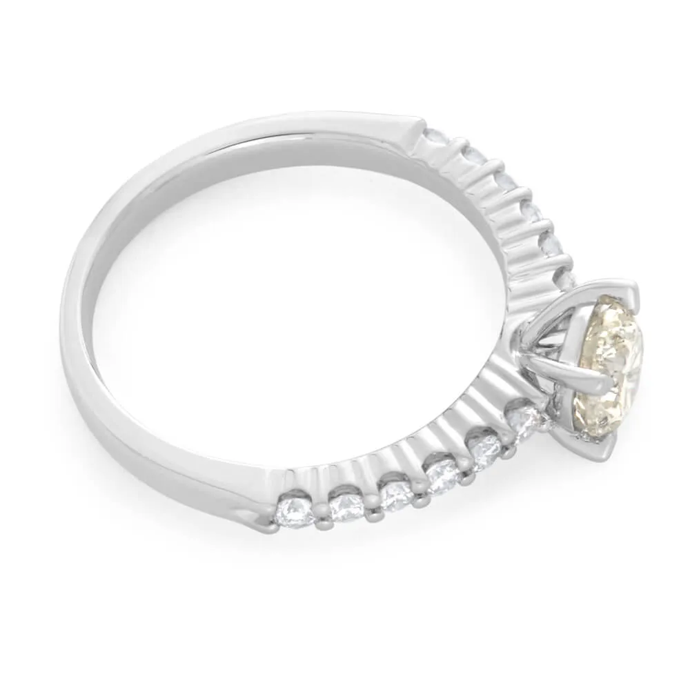 18ct White Gold Ring With 1 Carat Of Brilliant Cut Diamonds Shiels
