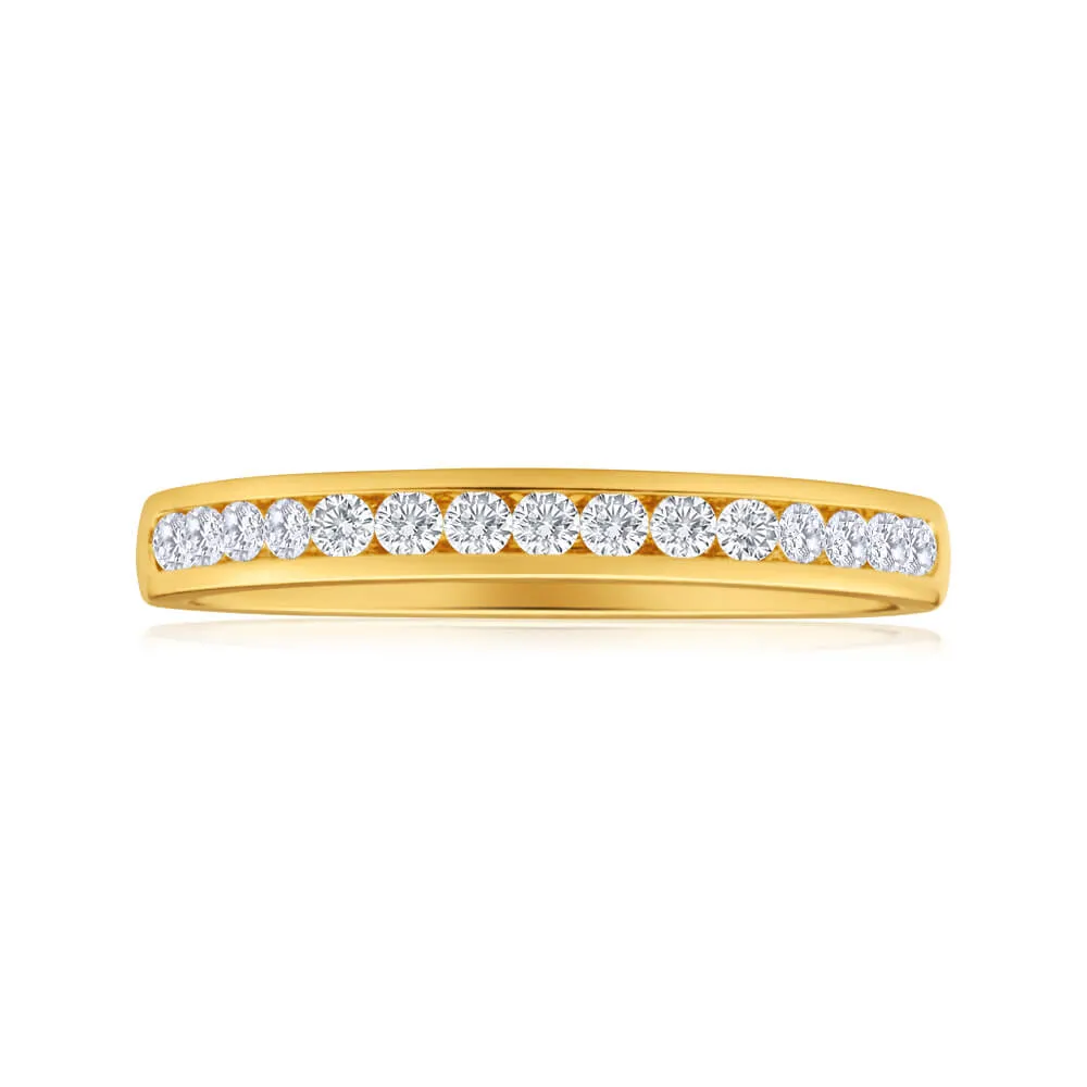 18ct Yellow Gold Ring With 0.25 Carats Of Brilliant Cut Diamonds Shiels