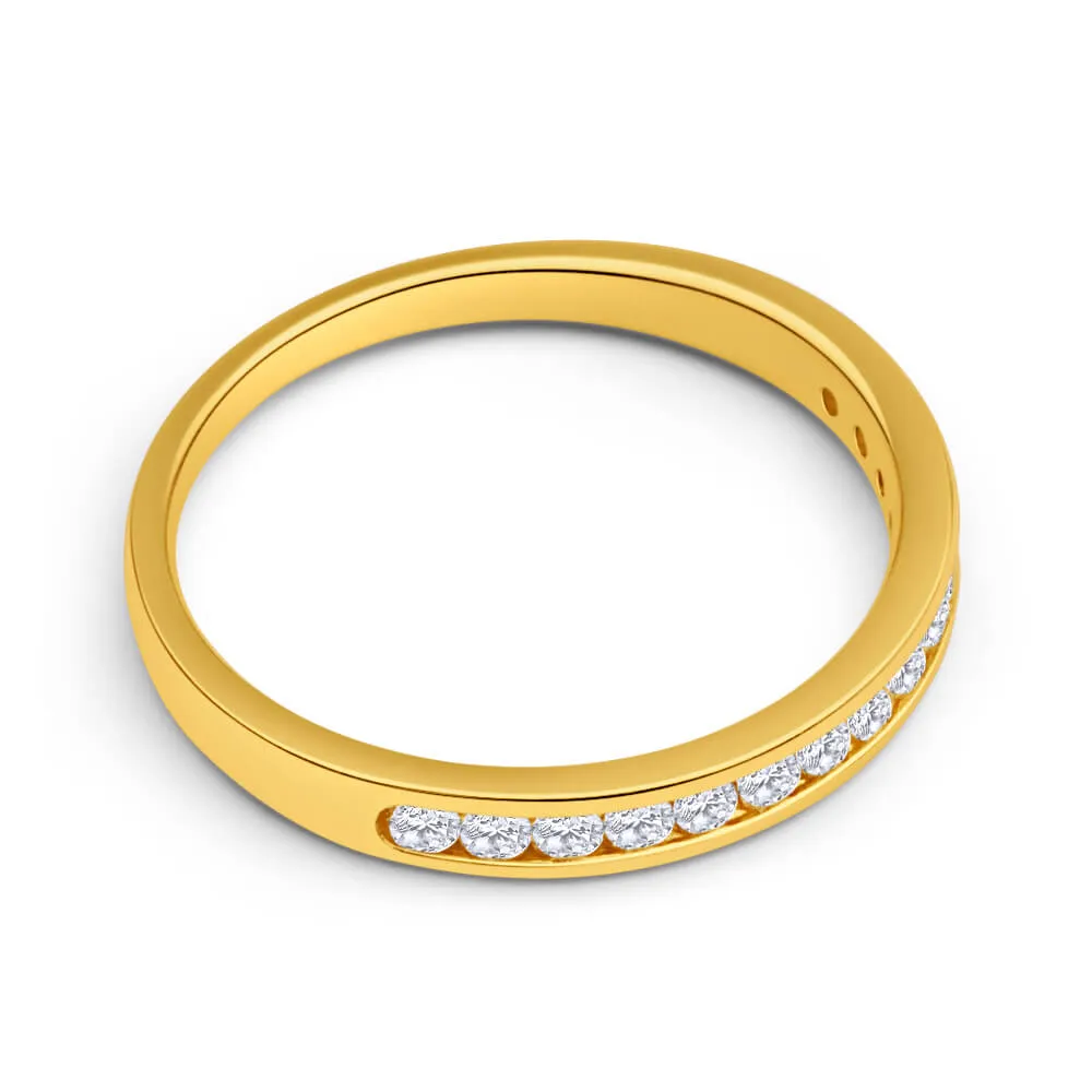 18ct Yellow Gold Ring With 0.25 Carats Of Brilliant Cut Diamonds Shiels