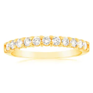 18ct Yellow Gold Ring With 3/8 Carats Of Diamonds Shiels