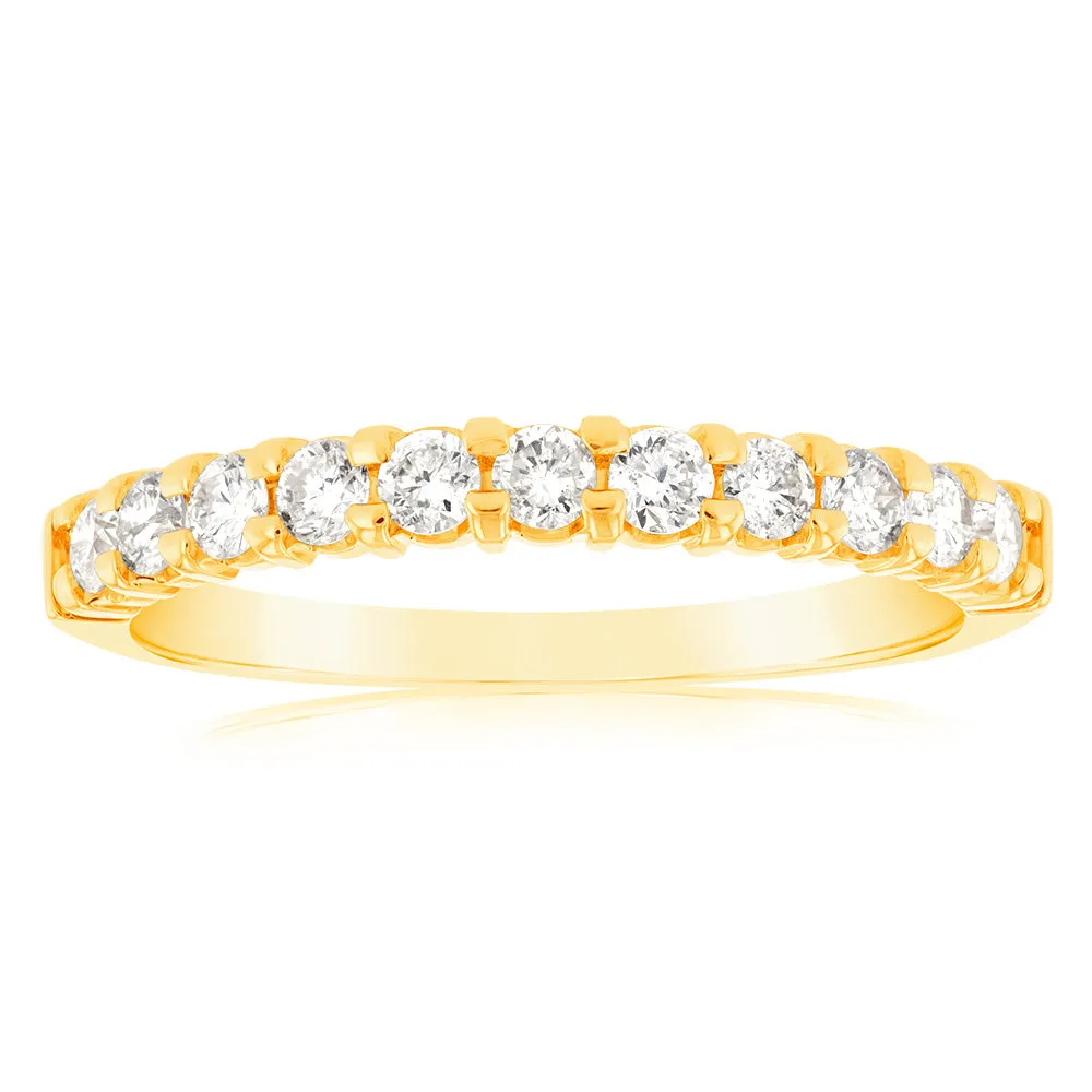 18ct Yellow Gold Ring With 3/8 Carats Of Diamonds Shiels