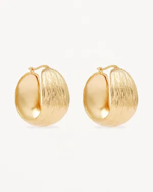 18k Gold Plated A Place to Dream Hoops Bycharlotte