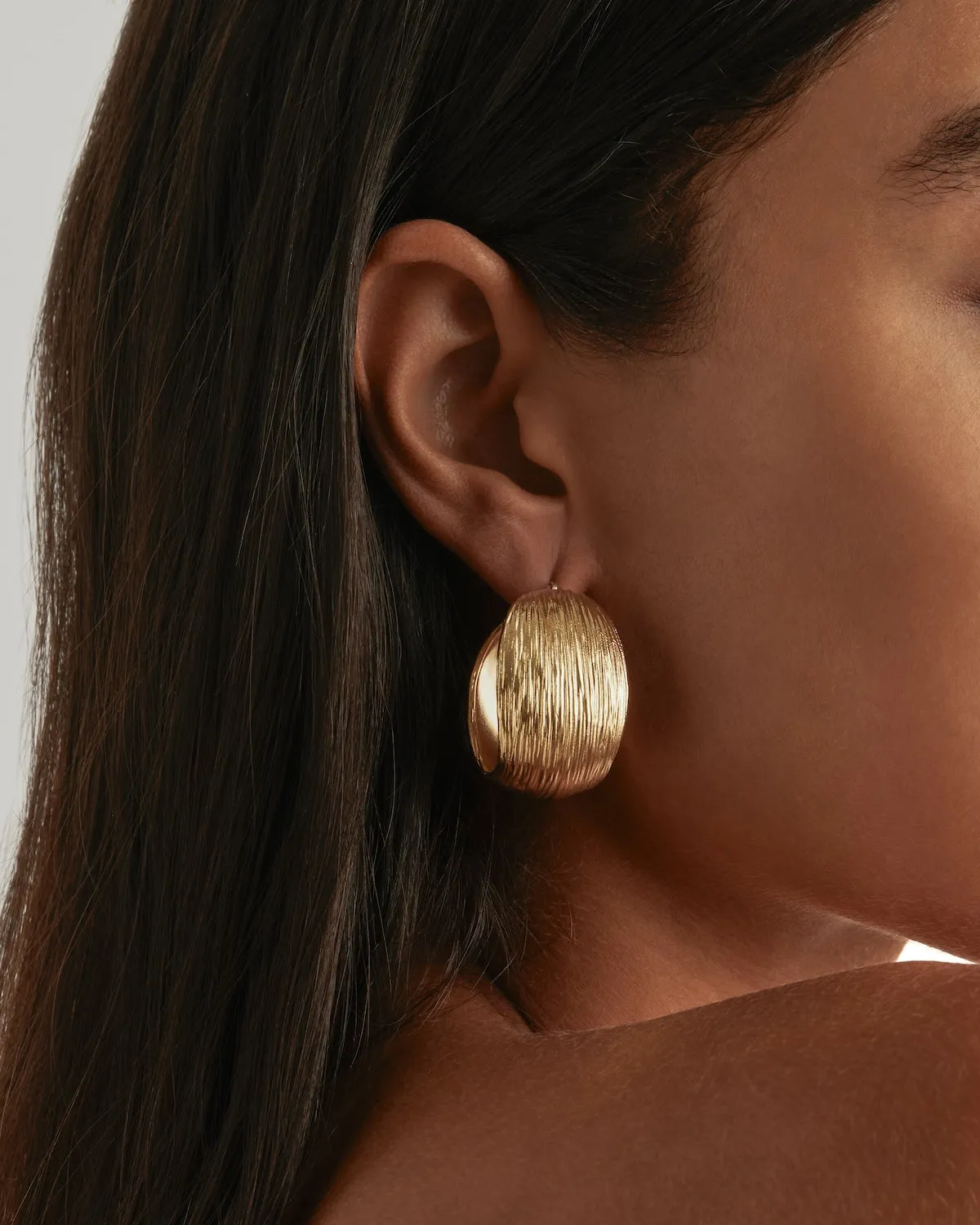 18k Gold Plated A Place to Dream Hoops Bycharlotte
