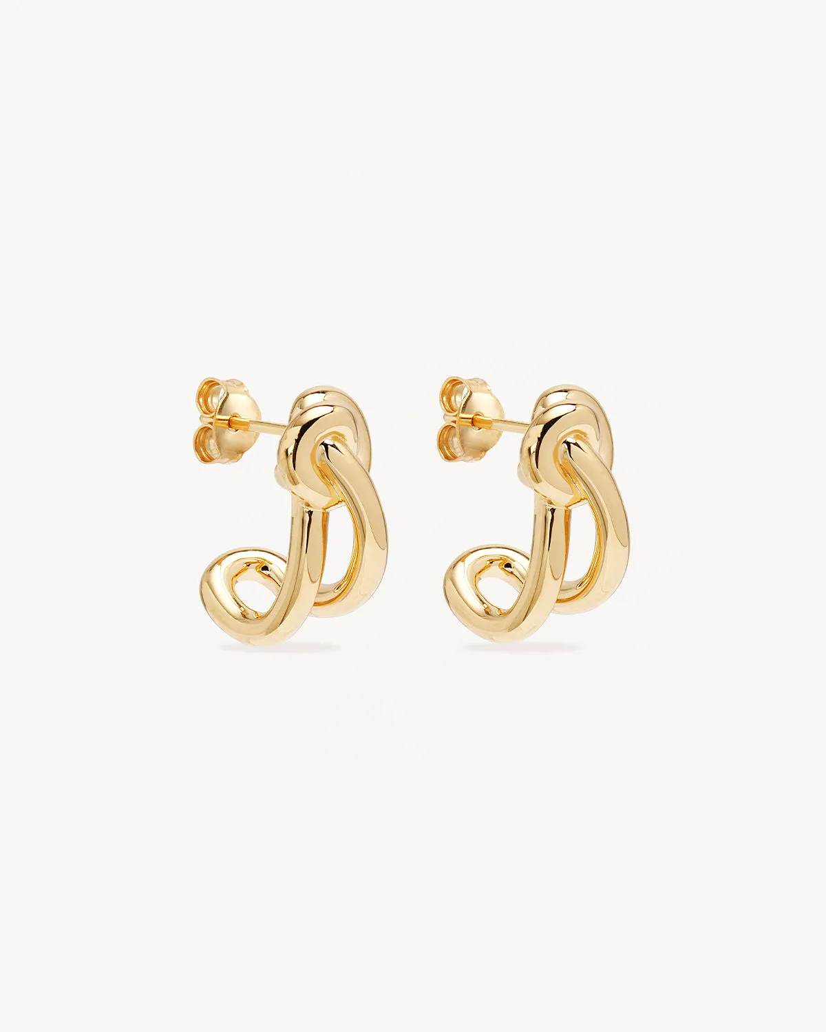 18k Gold Plated Always With You Earrings Bycharlotte
