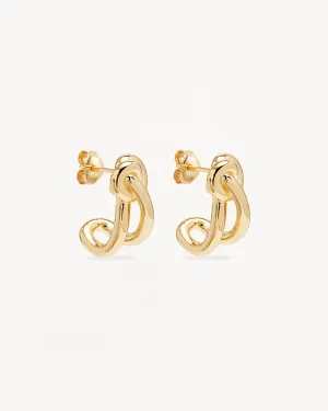 18k Gold Plated Always With You Earrings Bycharlotte