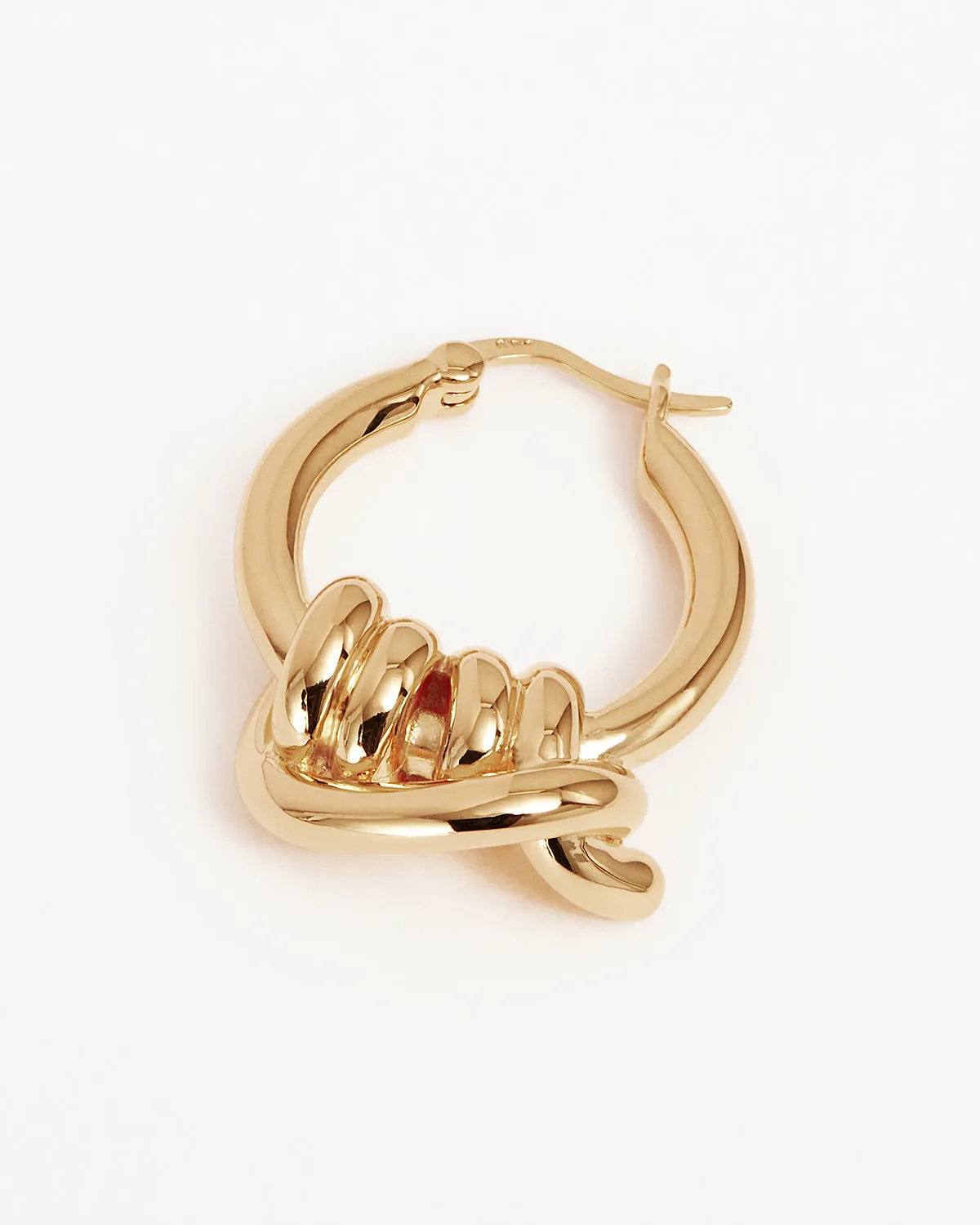 18k Gold Plated Always With You Hoops Bycharlotte