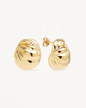 18k Gold Plated Ocean Dreaming Earrings Bycharlotte