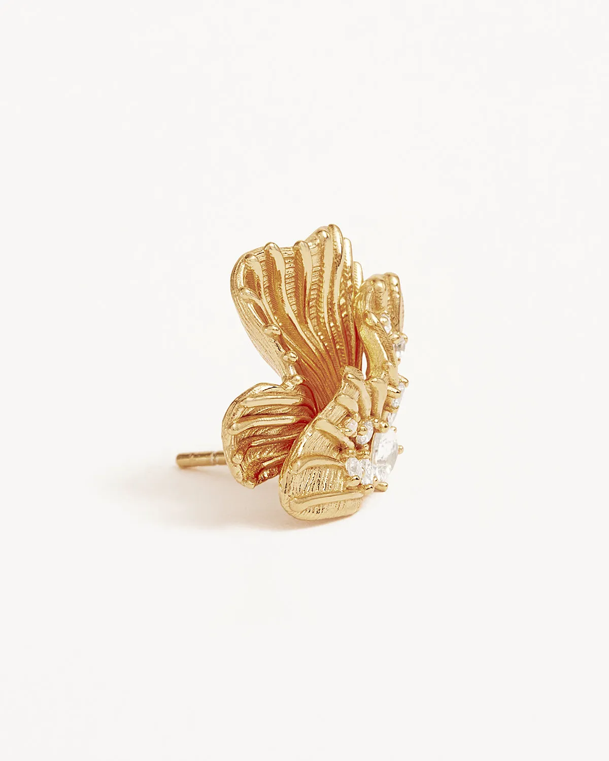 18k Gold Plated Ocean Whisper Statement Earrings Bycharlotte