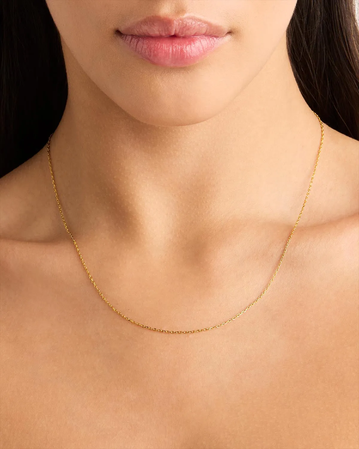 18k Gold Vermeil 18" Signature Chain Necklace Bycharlotte