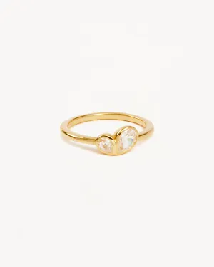 18k Gold Vermeil Adored Ring Bycharlotte