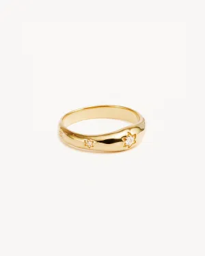 18k Gold Vermeil Align Your Soul Ring Bycharlotte