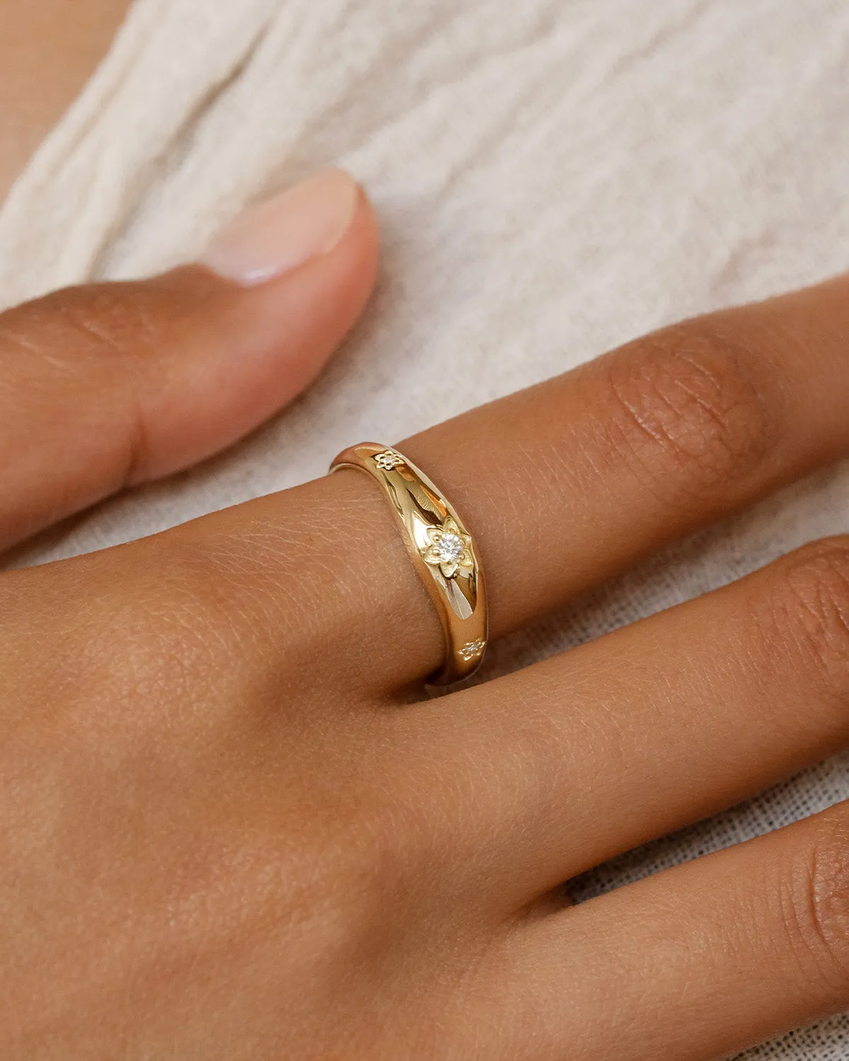 18k Gold Vermeil Align Your Soul Ring Bycharlotte