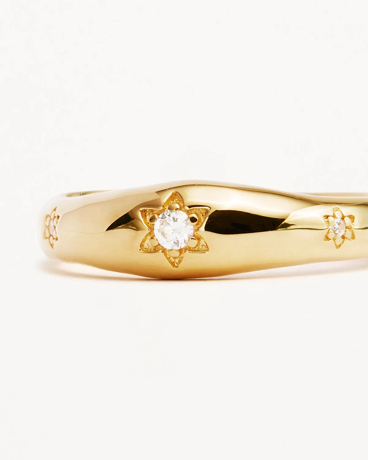 18k Gold Vermeil Align Your Soul Ring Bycharlotte
