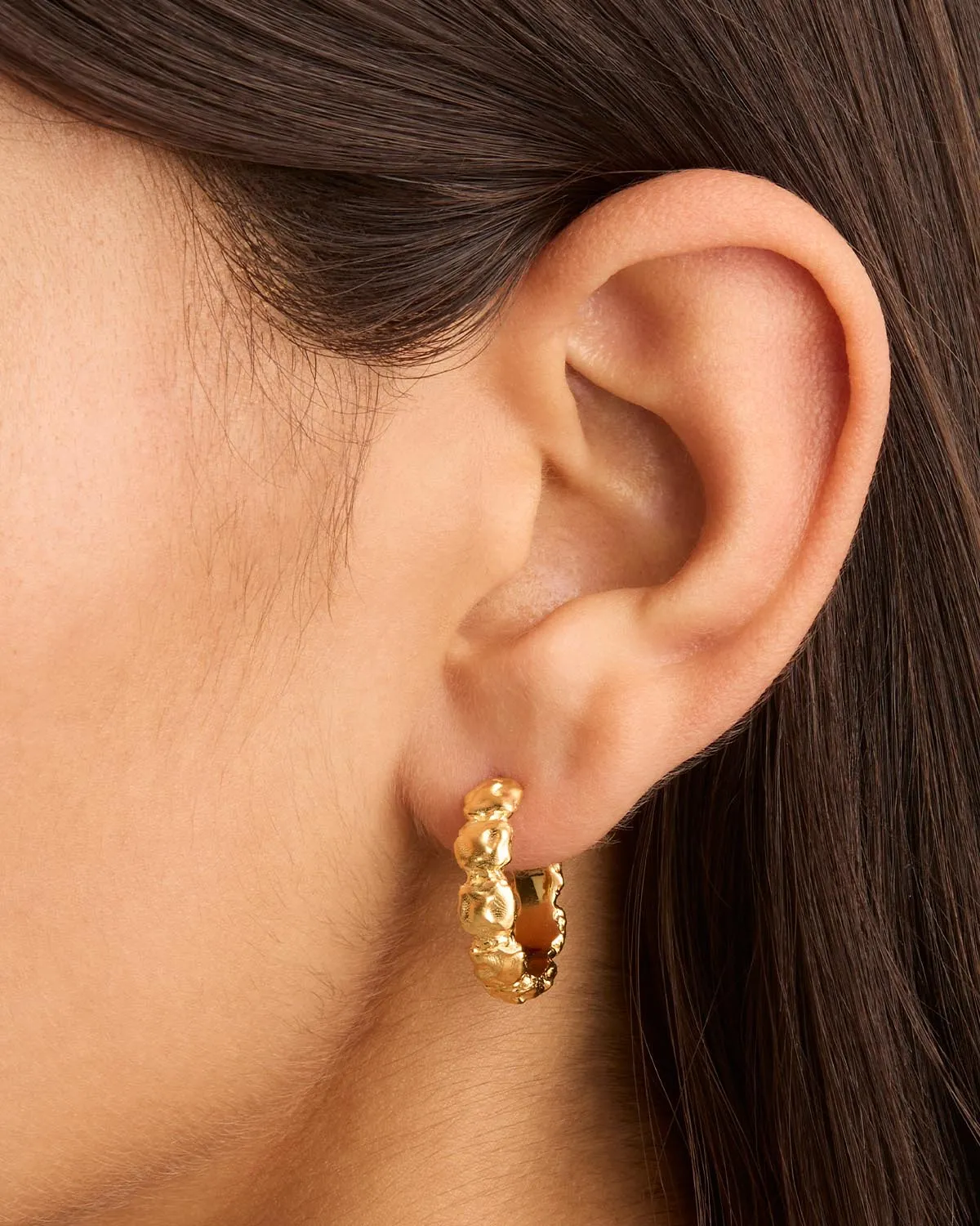 18k Gold Vermeil All Kinds of Beautiful Hoops Bycharlotte