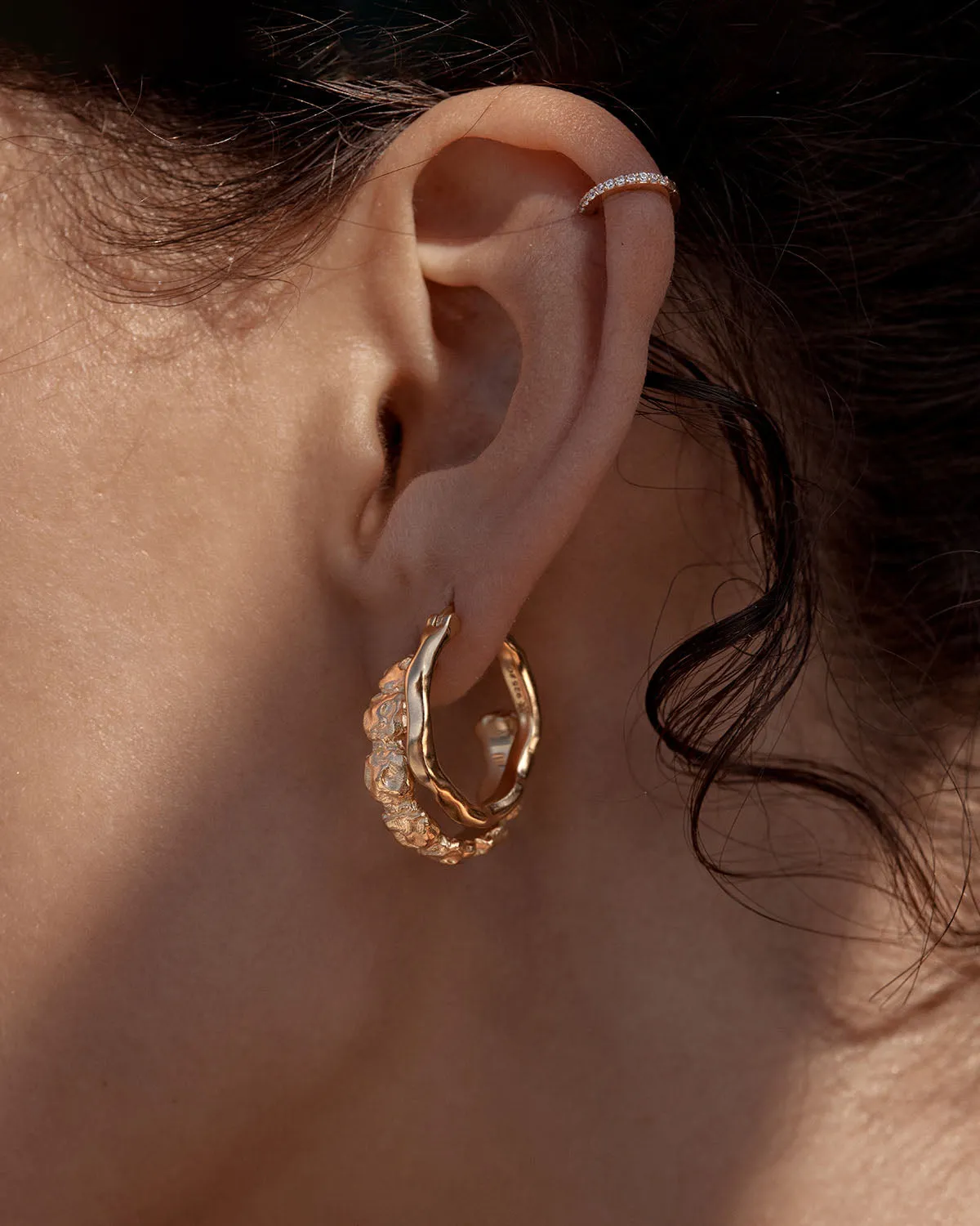 18k Gold Vermeil All Kinds of Beautiful Hoops Bycharlotte