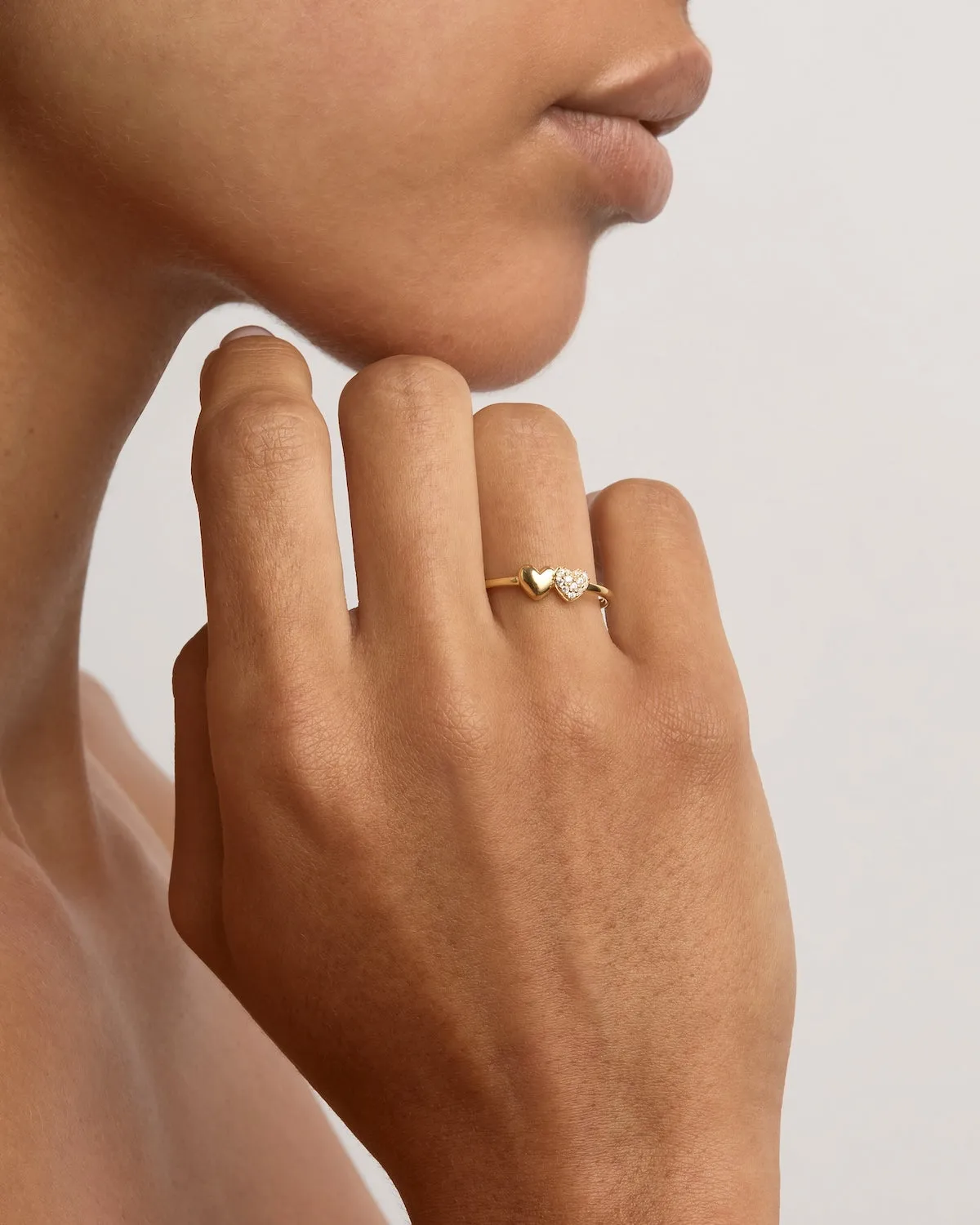 18k Gold Vermeil Always By Your Side Ring Bycharlotte