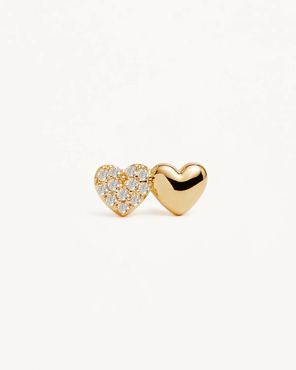 18k Gold Vermeil Always By Your Side Stud Earrings Bycharlotte