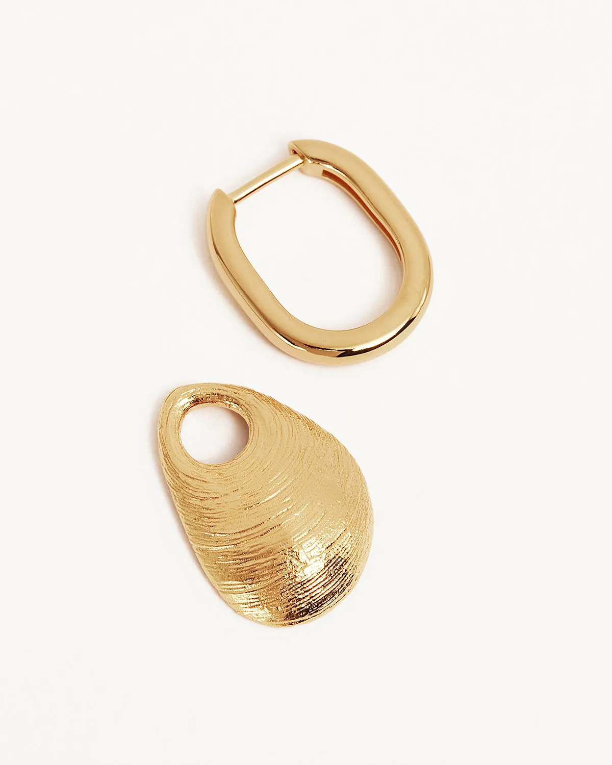 18k Gold Vermeil Beneath the Sea Hoops Bycharlotte